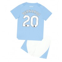 Dětský fotbalový dres Manchester City Bernardo Silva #20 2023-24 Domácí Krátký Rukáv (+ trenýrky)